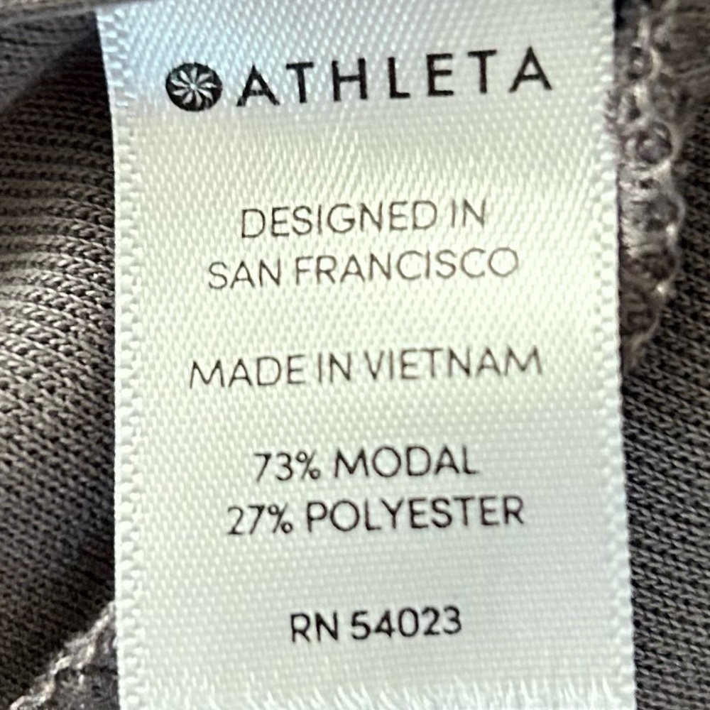 Athleta Gray Lounge Shorts, Size M - Picture 5 of 5